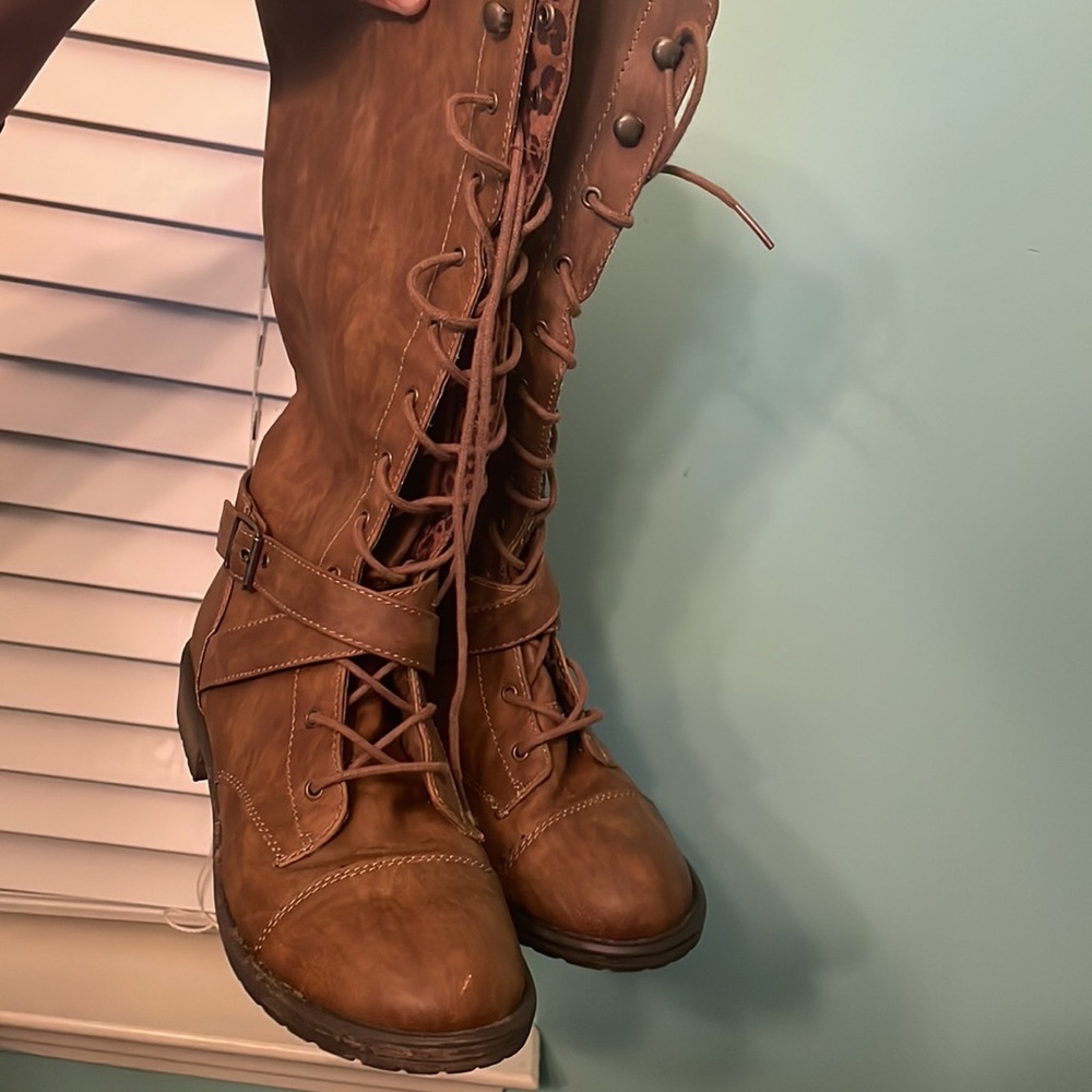 Brown boots